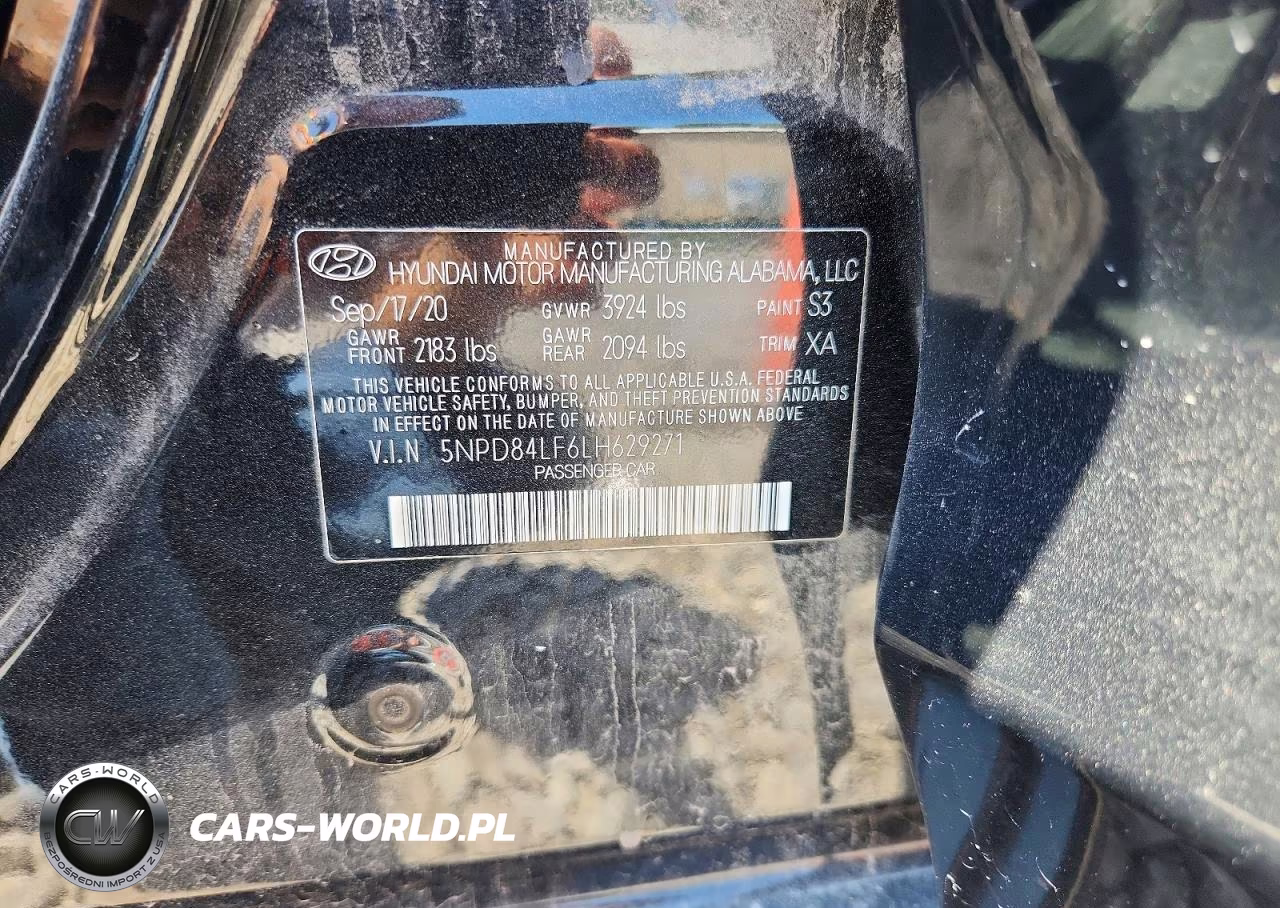 2020 Hyundai Elantra Limited VIN:5NPD84LF6LH629271 - 13