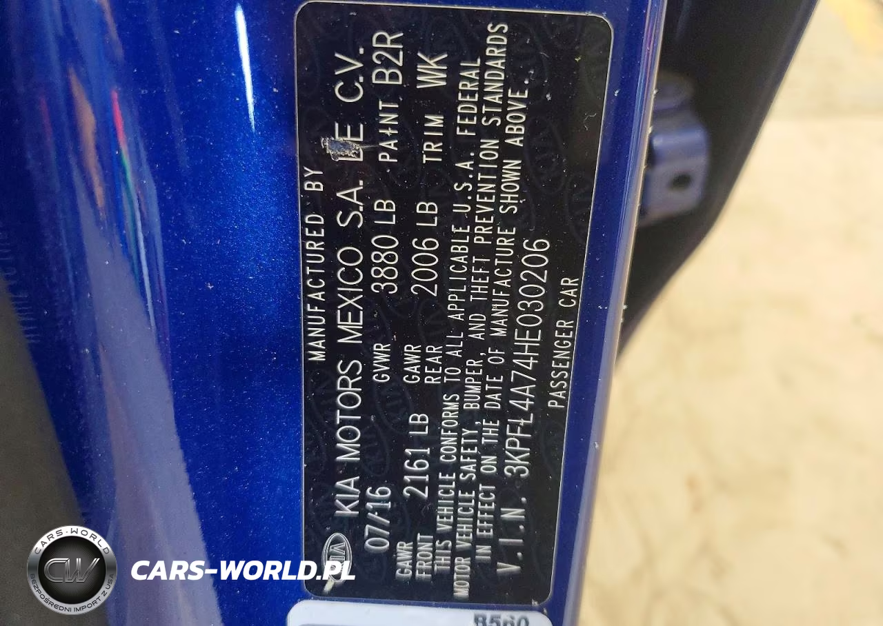 2017 Kia Forte Lx VIN:3KPFL4A74HE030206 - 12