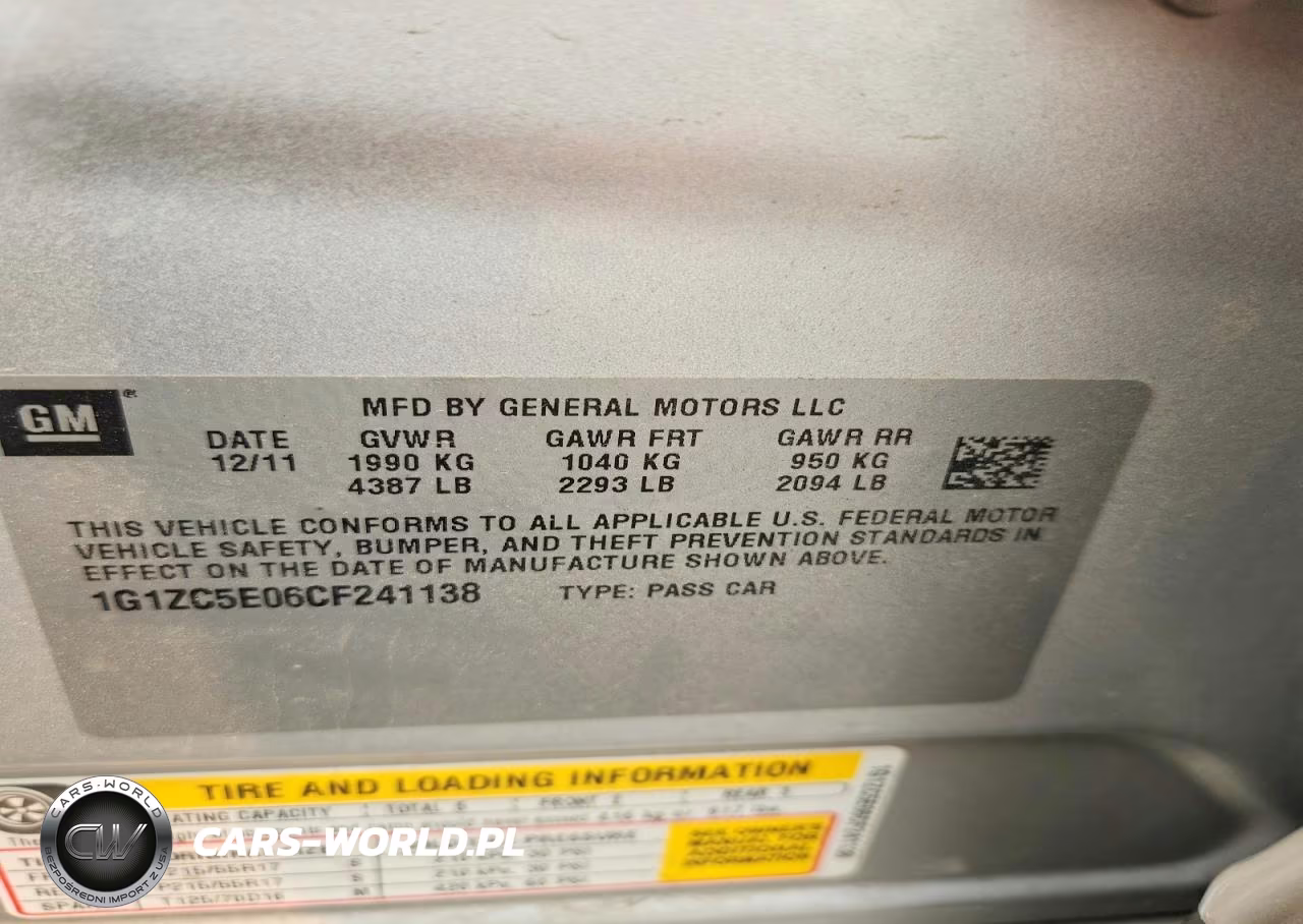 2012 Chevrolet Malibu 1Lt VIN:1G1ZC5E06CF241138 - 12