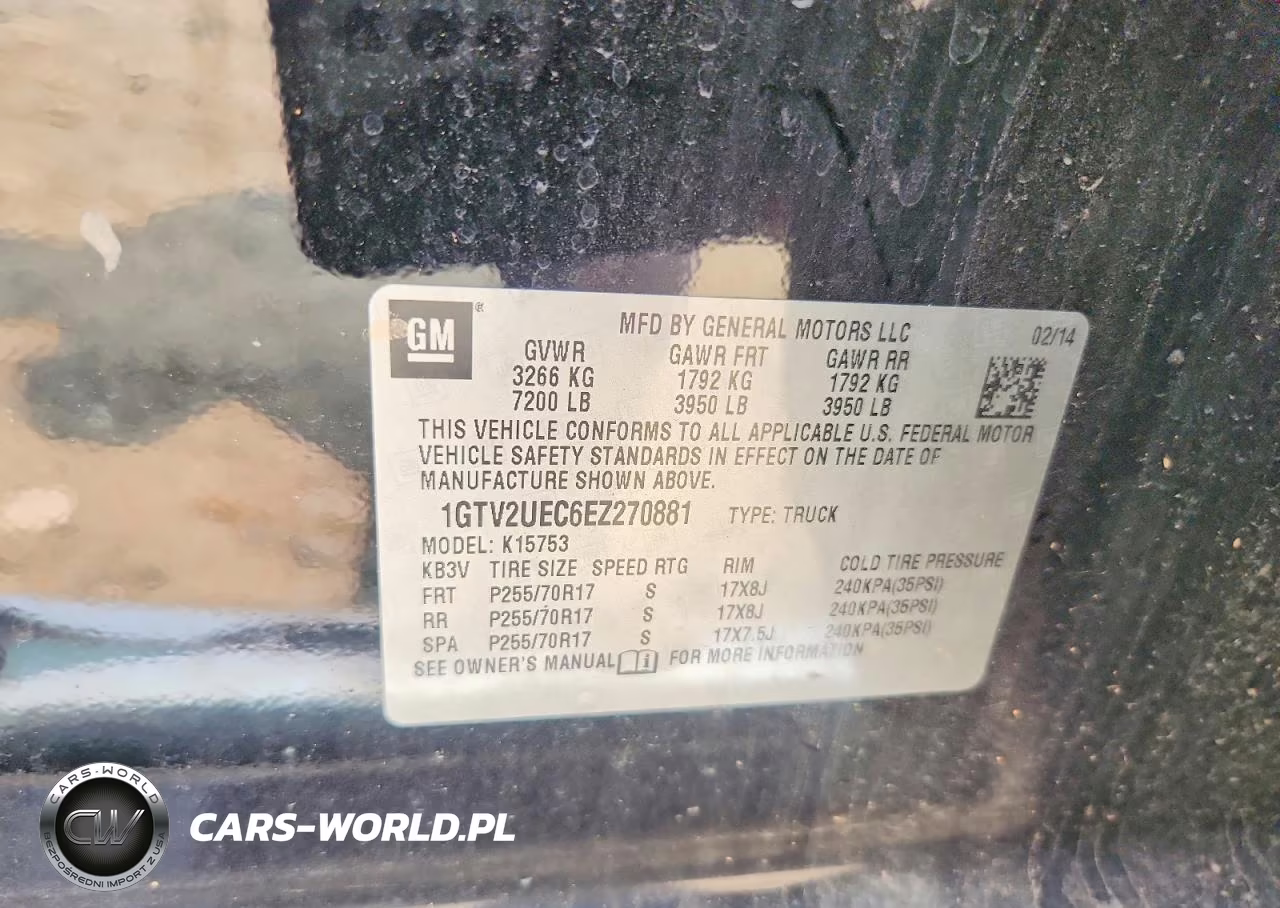 2014 GMC Sierra K1500 Sle VIN:1GTV2UEC6EZ270881 - 12