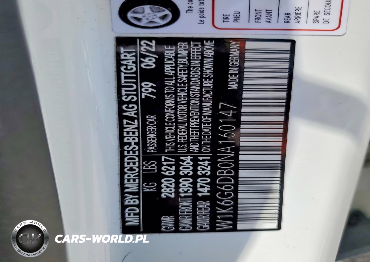 2022 Mercedes-Benz S 500 4Matic VIN:W1K6G6DB0NA160147 - 12