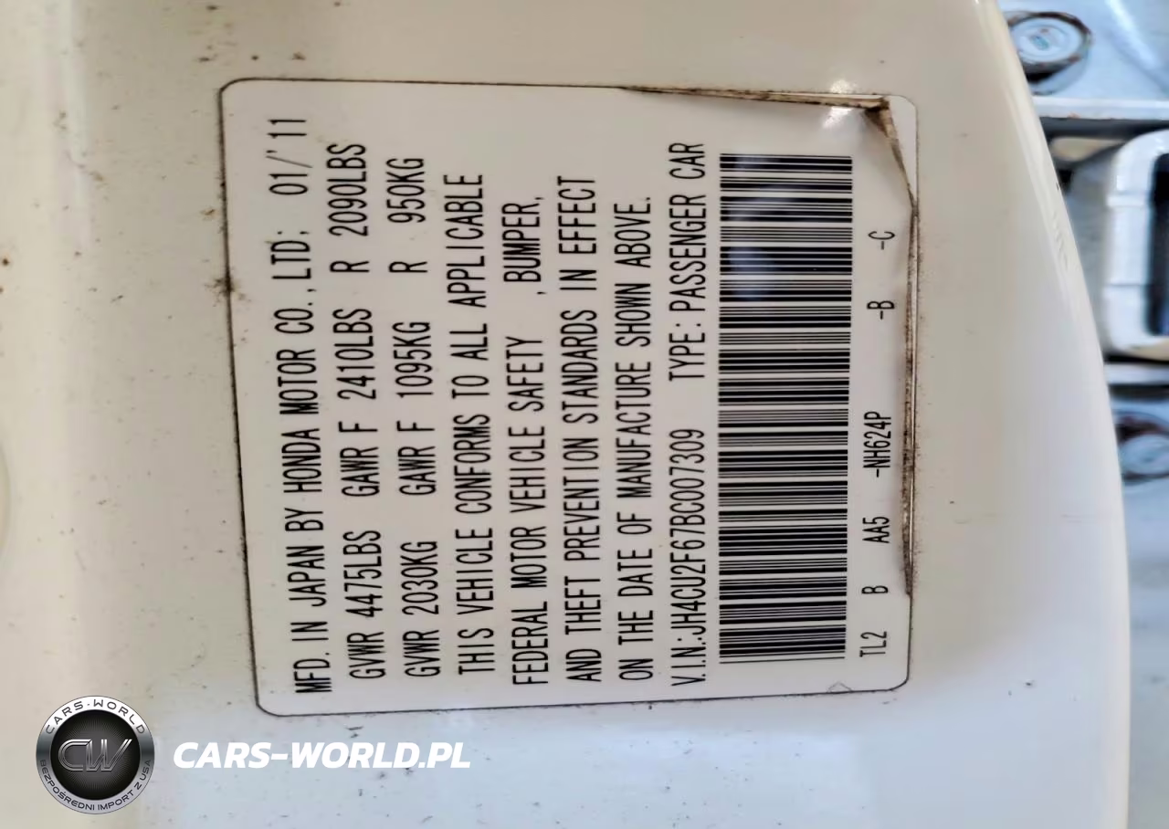 2011 Acura Tsx 2.4 VIN:JH4CU2F67BC007309 - 12