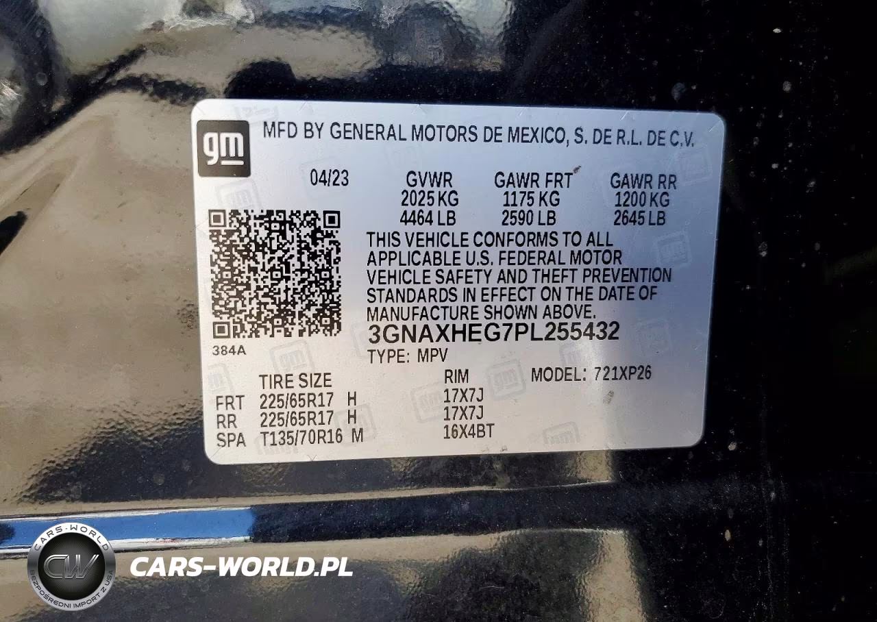 2023 Chevrolet Equinox Ls VIN:3GNAXHEG7PL255432 - 12