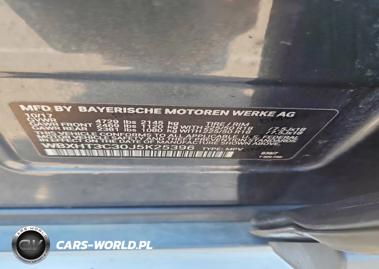 2018 BMW X1 xDrive28I VIN:WBXHT3C30J5K25396 - 13