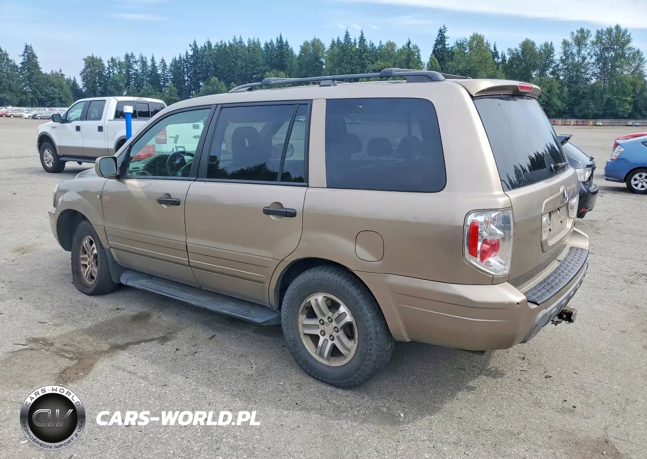 2003 Honda Pilot Exl VIN:2HKYF18593H586387 - 2