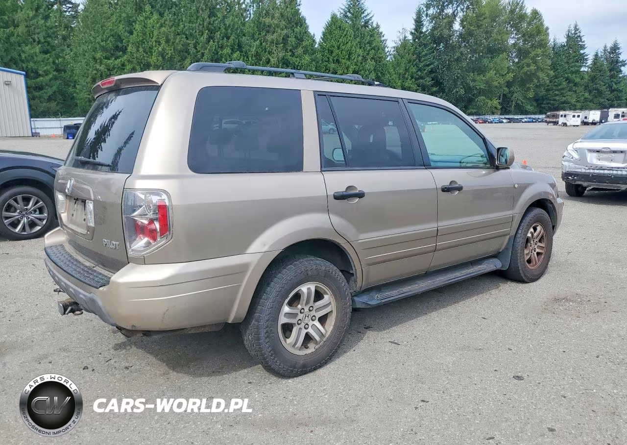 2003 Honda Pilot Exl VIN:2HKYF18593H586387 - 3