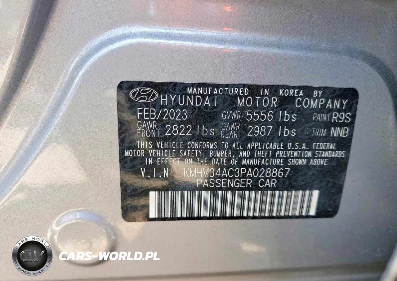 2023 Hyundai Ioniq 6 Sel VIN:KMHM34AC3PA028867 - 13