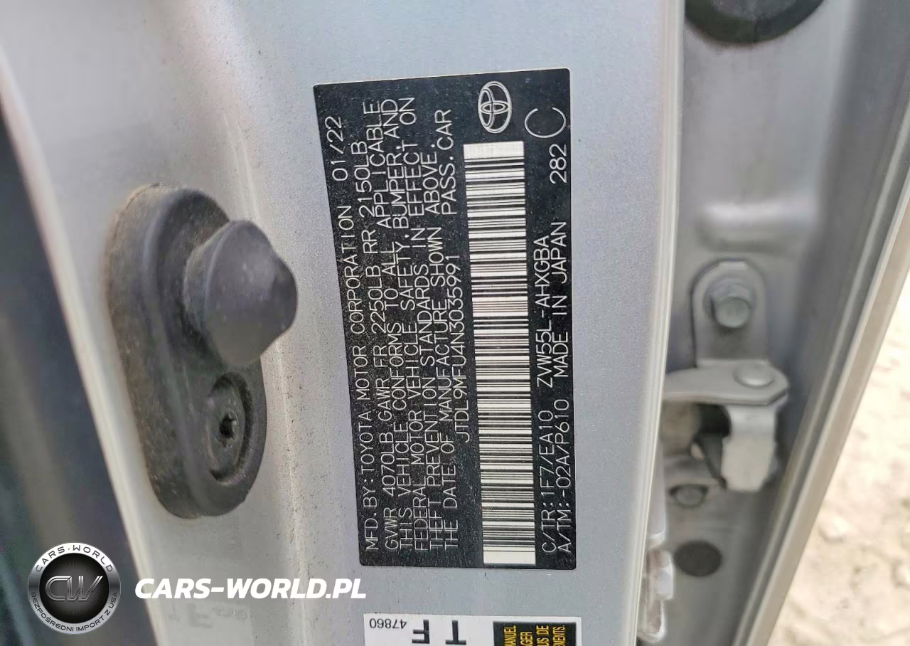 2022 Toyota Prius Xle Awd-E VIN:JTDL9MFU4N3035991 - 12
