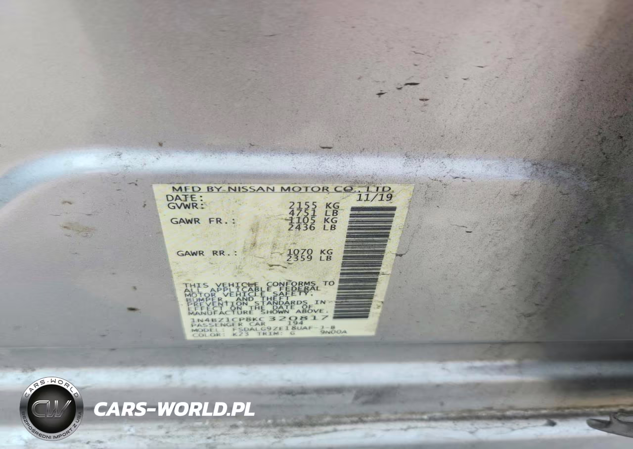 2019 Nissan Leaf Sl Plus VIN:1N4BZ1CP8KC320817 - 13