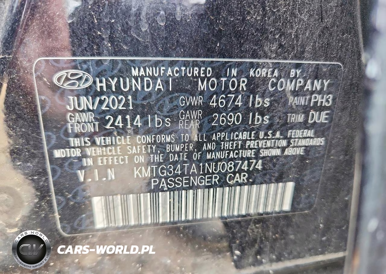 2022 Genesis G70 2.0T VIN:KMTG34TA1NU087474 - 13