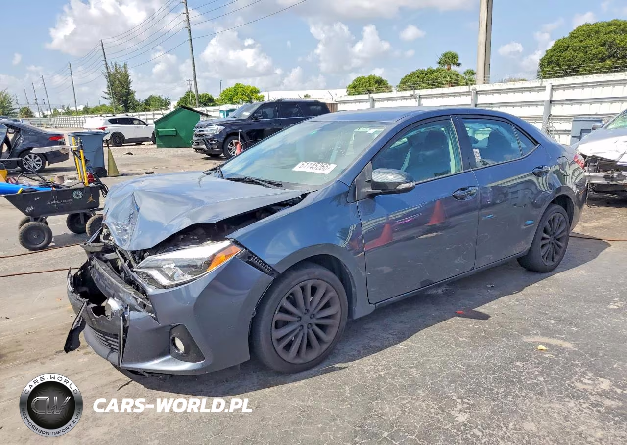 2016 Toyota Corolla S Plus VIN:2T1BURHEXGC603703 - 1