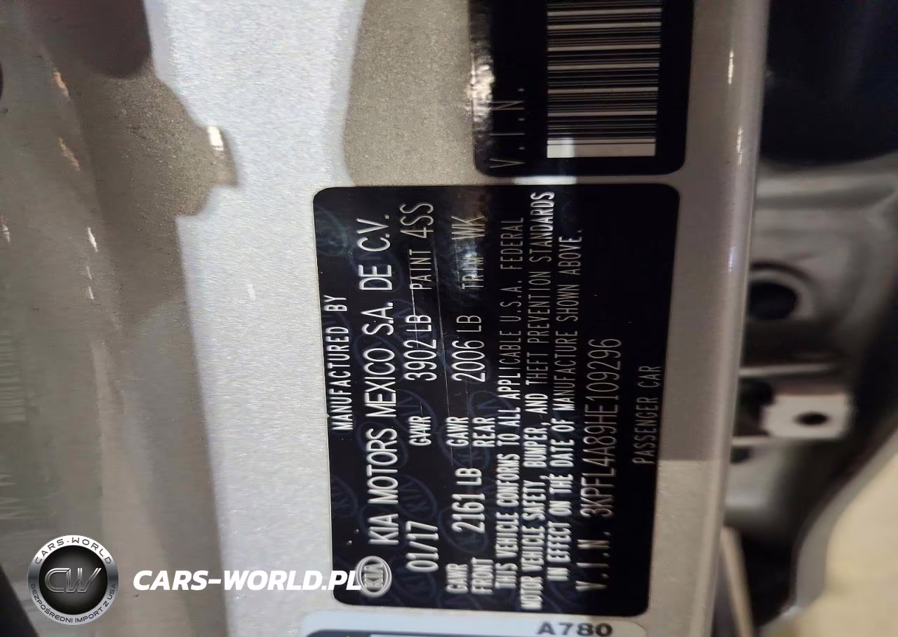2017 Kia Forte Ex VIN:3KPFL4A89HE109296 - 13