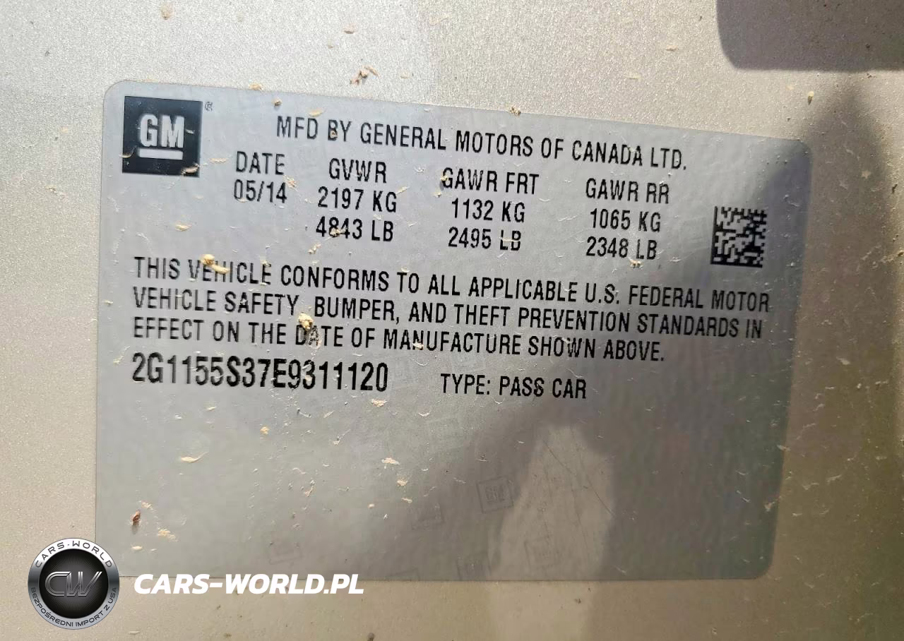2014 Chevrolet Impala Ltz VIN:2G1155S37E9311120 - 13