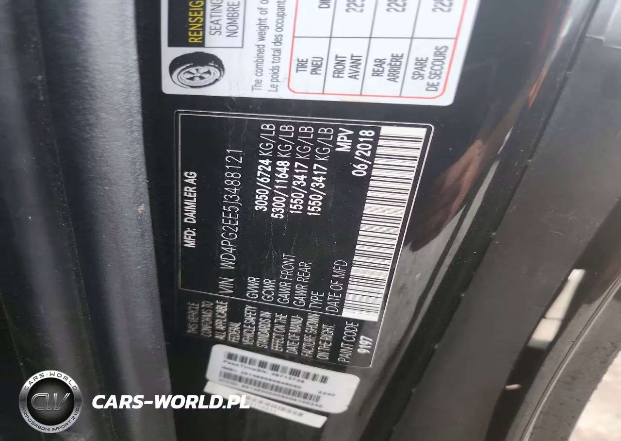 2018 Mercedes-Benz Metris VIN:WD4PG2EE5J3488121 - 13