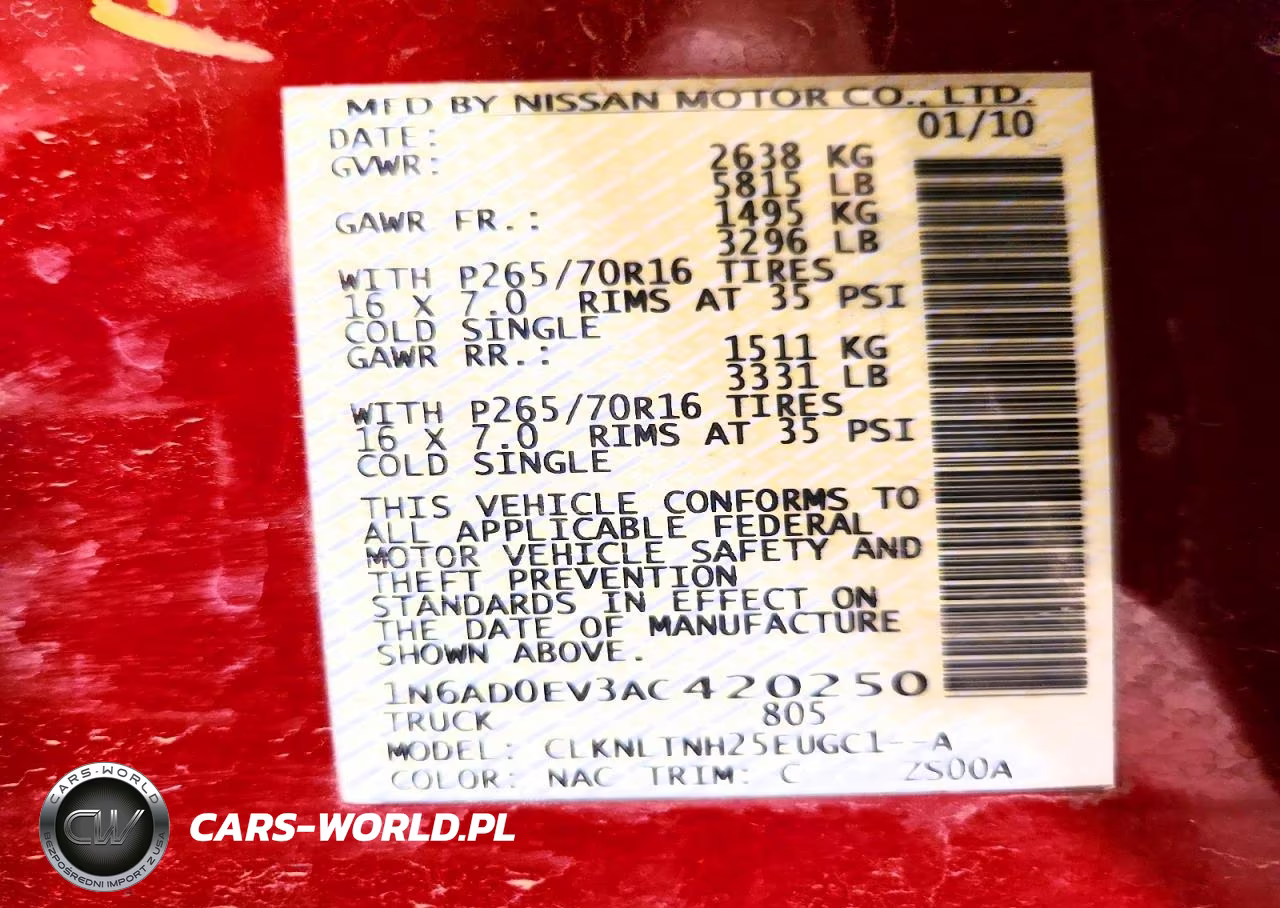 2010 Nissan Frontier Se V6 VIN:1N6AD0EV3AC420250 - 12
