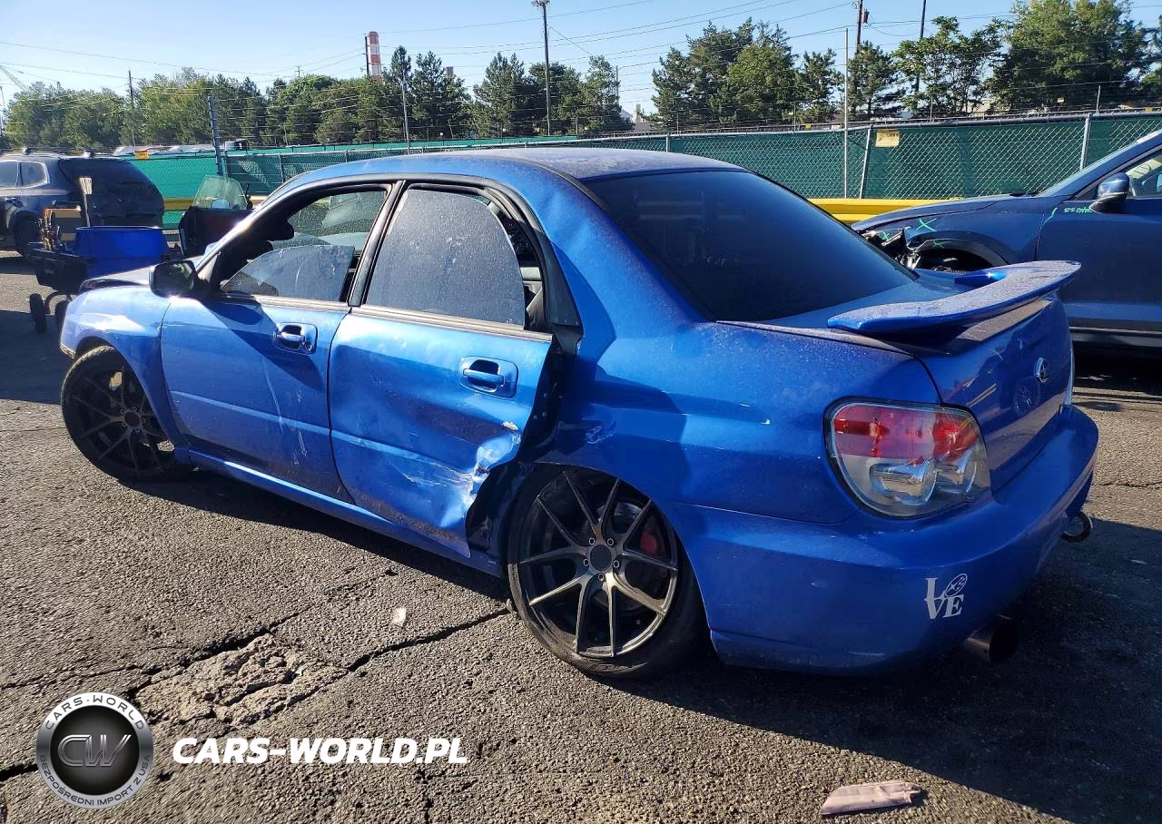 2006 Subaru Impreza Wrx VIN:JF1GD79676G502707 - 2