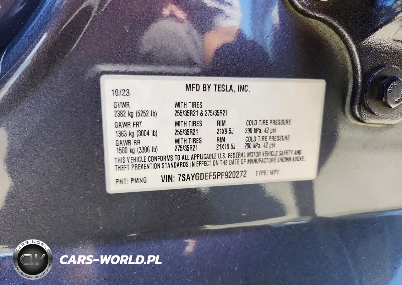 2023 Tesla Model Y VIN:7SAYGDEF5PF920272 - 12