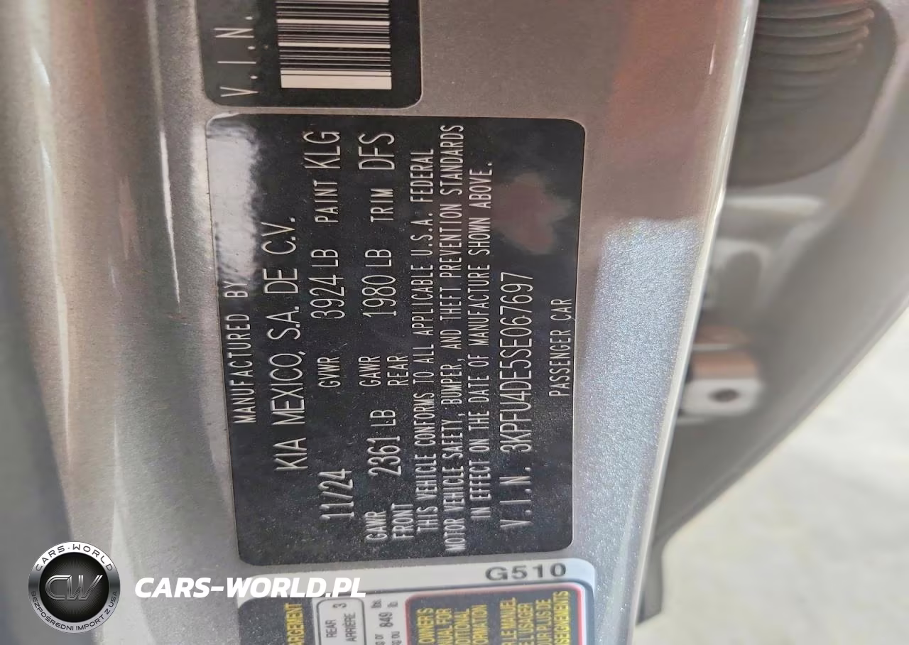 2025 Kia K4 Ex VIN:3KPFU4DE5SE067697 - 12