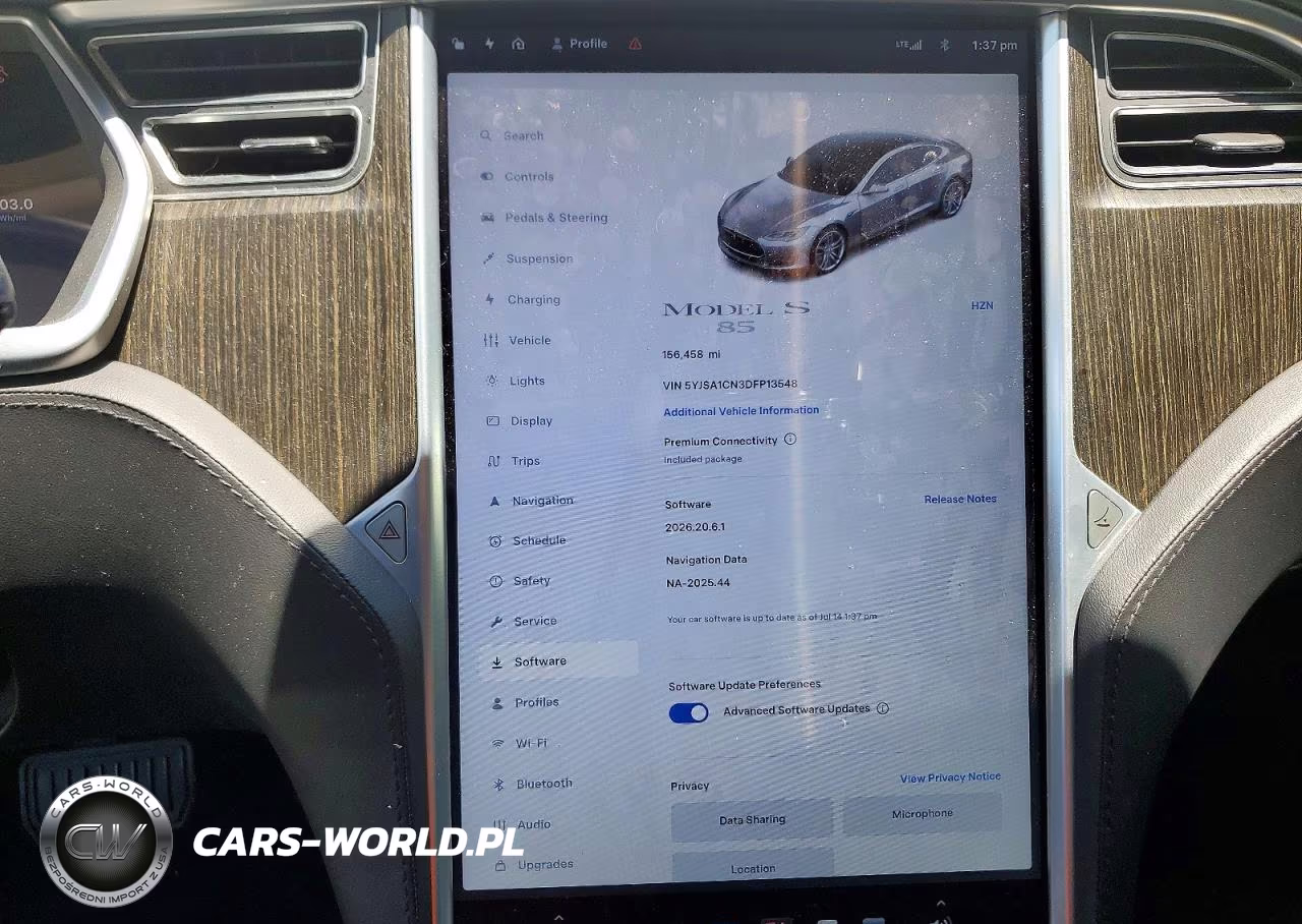 2013 Tesla Model S VIN:5YJSA1CN3DFP13548 - 9