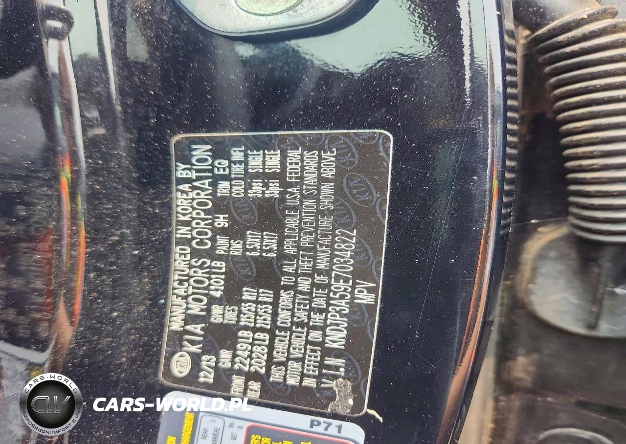 2014 Kia Soul + VIN:KNDJP3A59E7034822 - 12