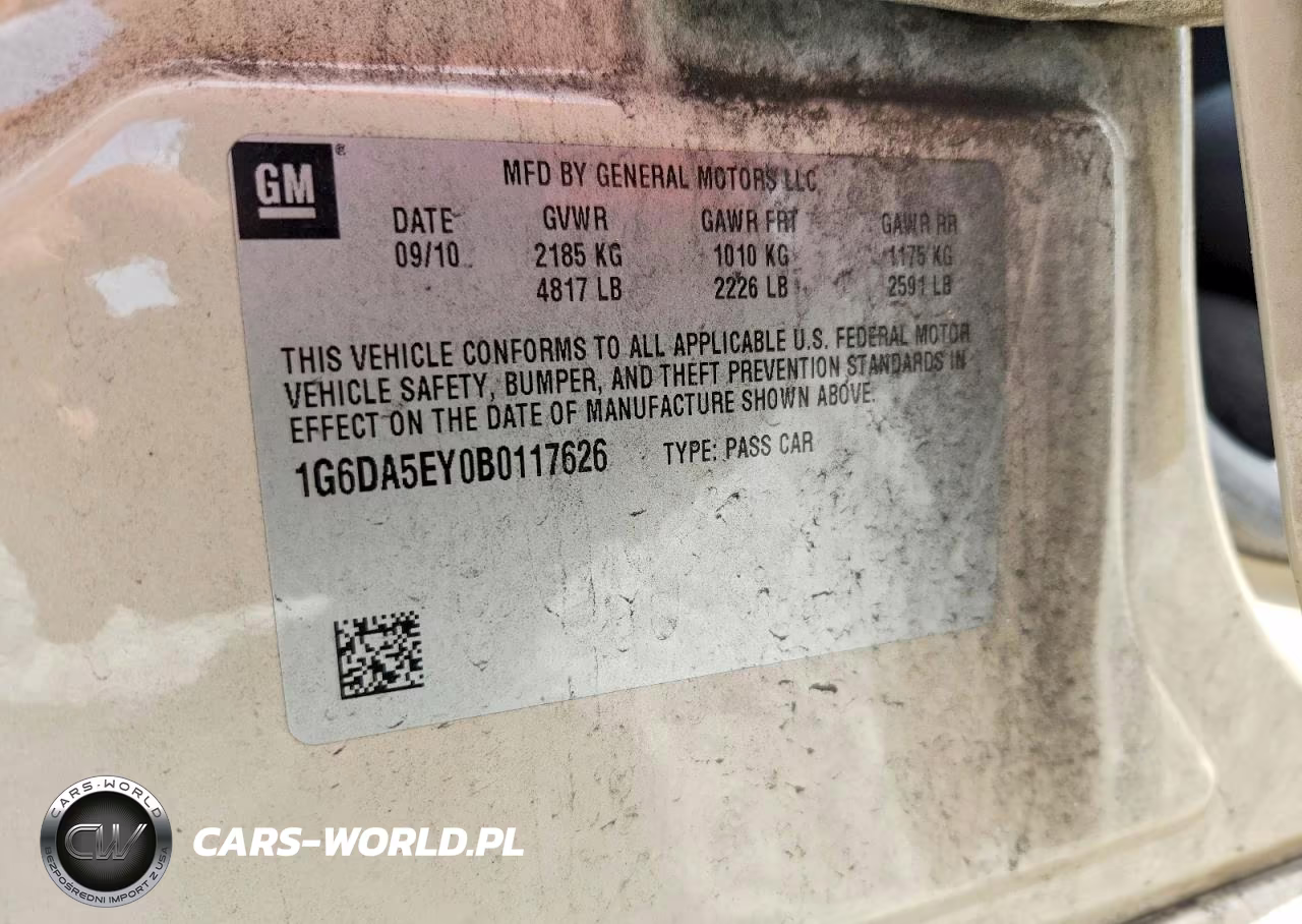 2011 Cadillac Cts VIN:1G6DA5EY0B0117626 - 13