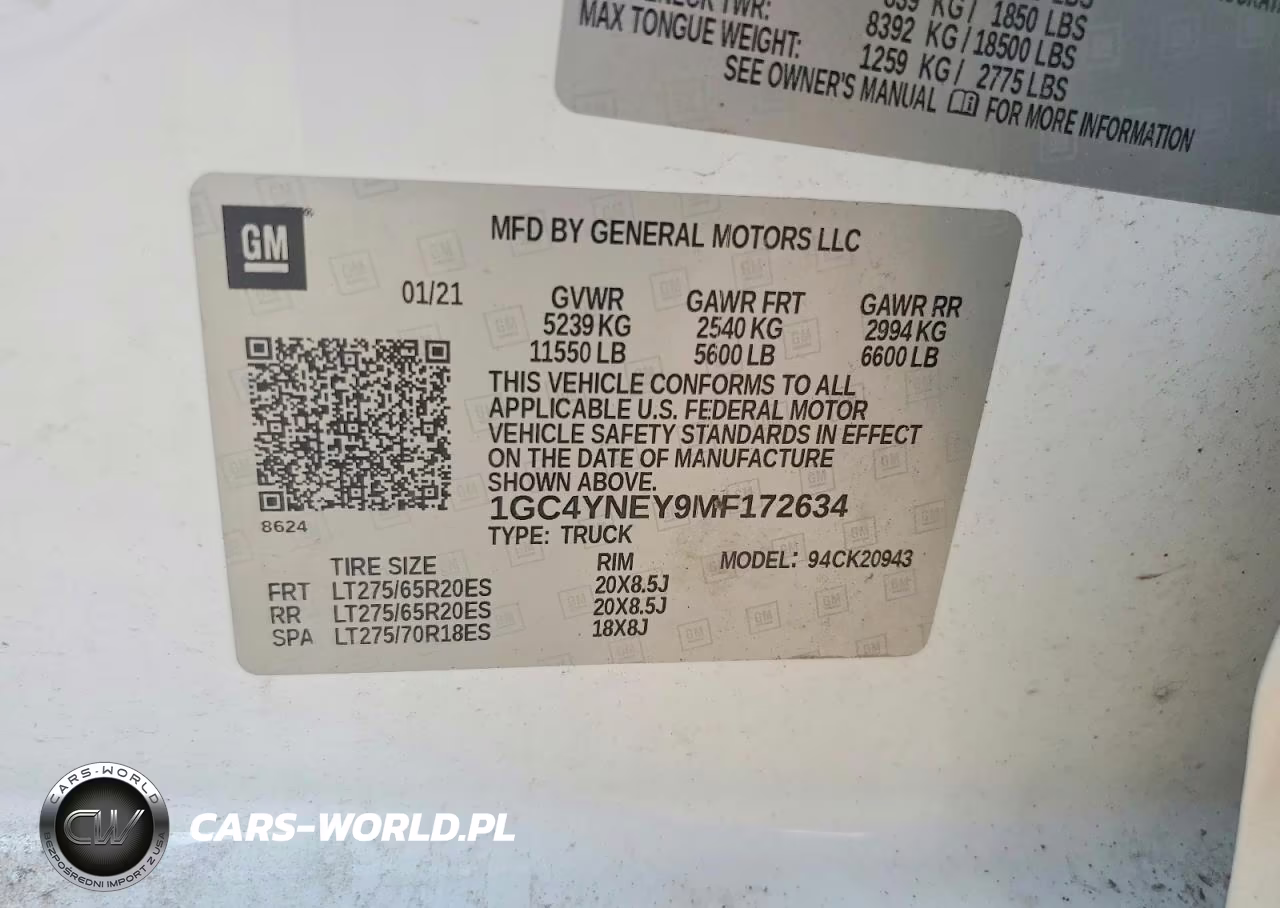 2021 Chevrolet Silverado K2500 Heavy Duty Lt VIN:1GC4YNEY9MF172634 - 12