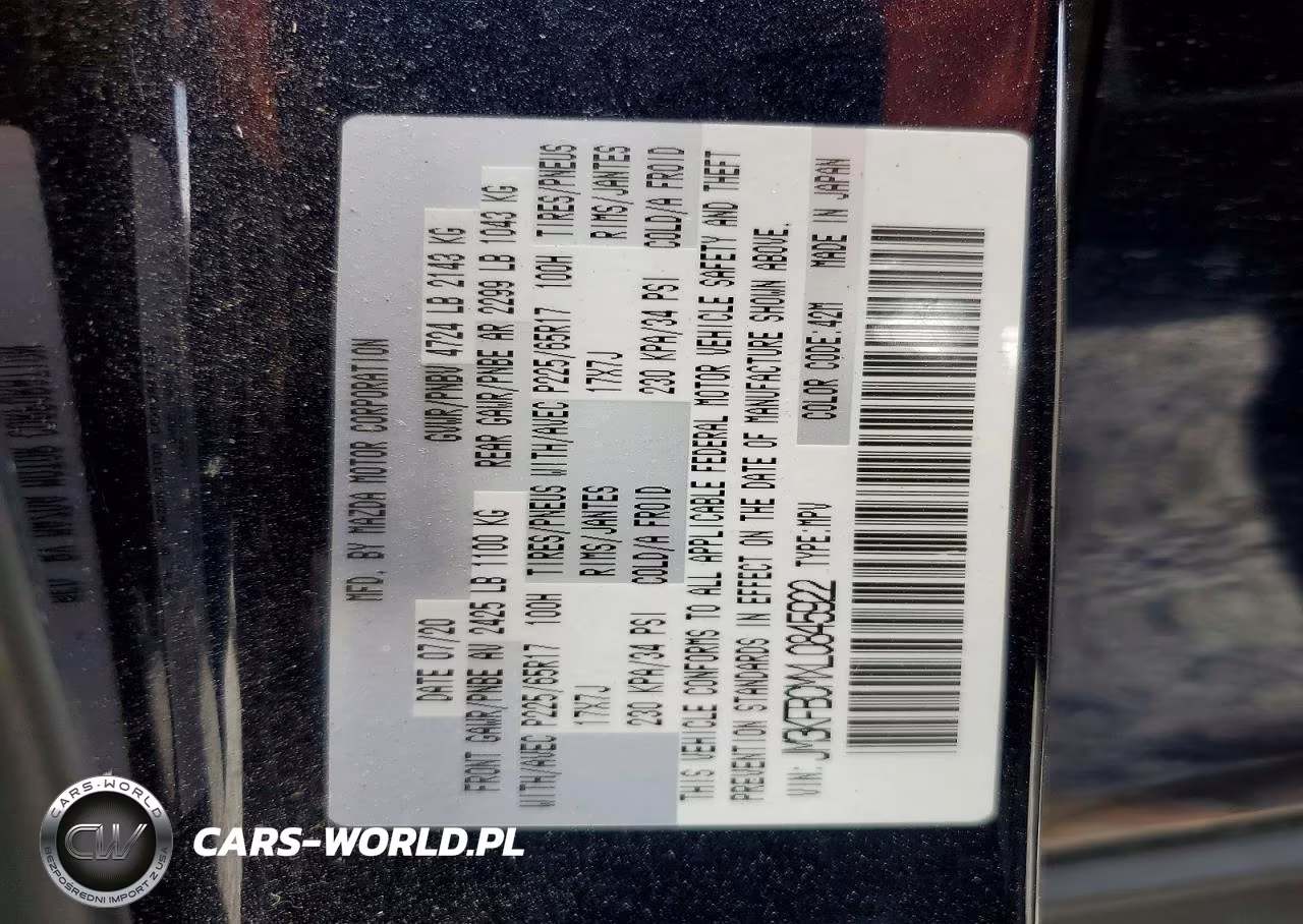 2020 Mazda Cx-5 Touring VIN:JM3KFBCMXL0845922 - 13