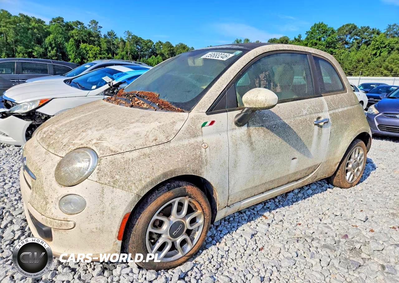 2012 Fiat 500 Pop VIN:3C3CFFAR7CT383202 - 1