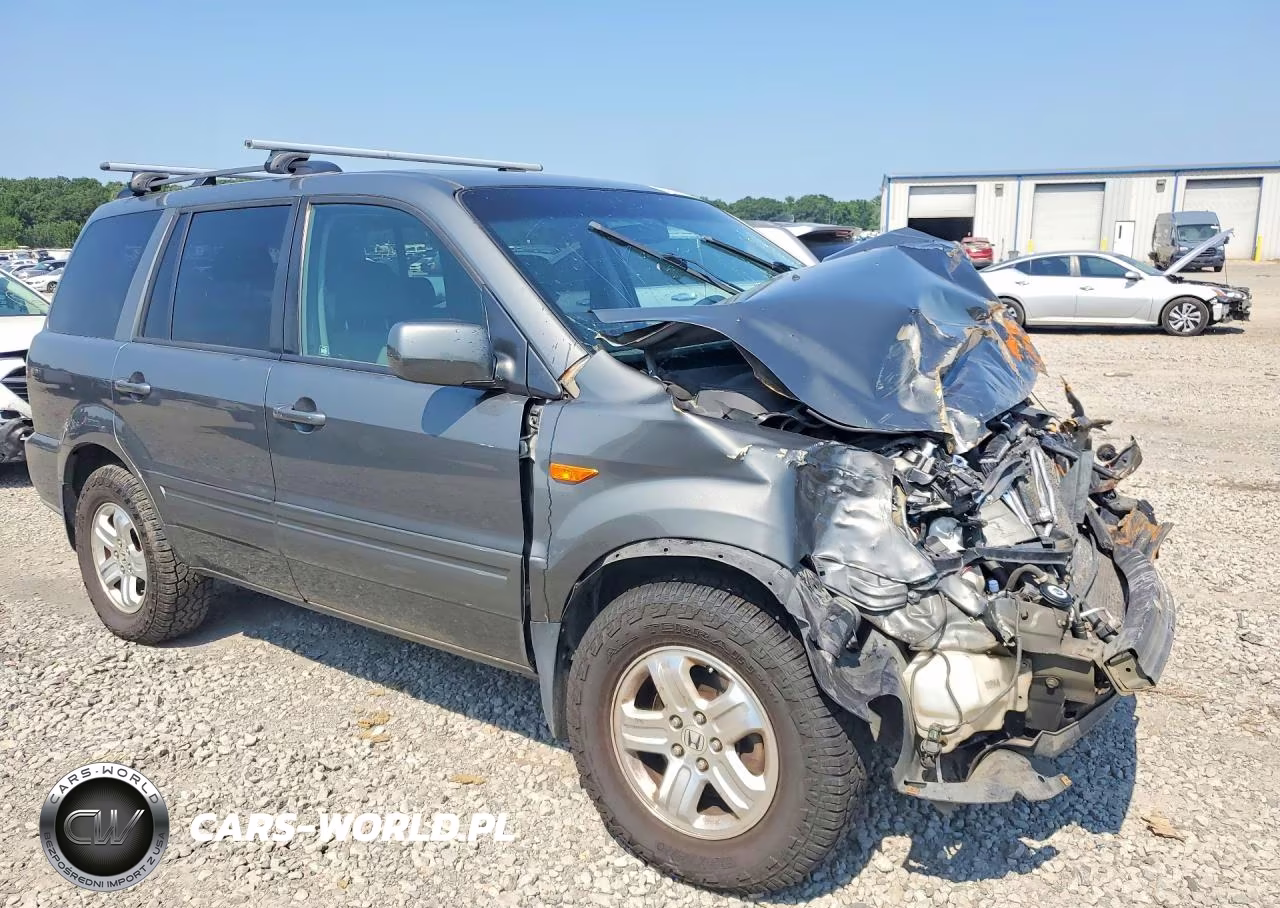 2008 Honda Pilot Vp VIN:5FNYF28258B030322 - 4