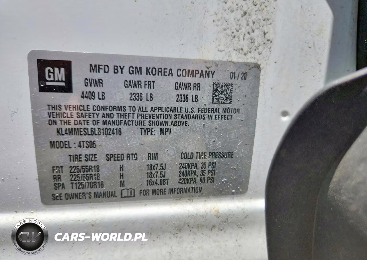 2020 Buick Encore Gx Select VIN:KL4MMESL6LB102416 - 13