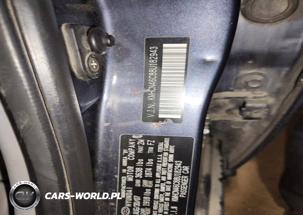 2008 Hyundai Accent Gls VIN:KMHCN46C88U182943 - 12