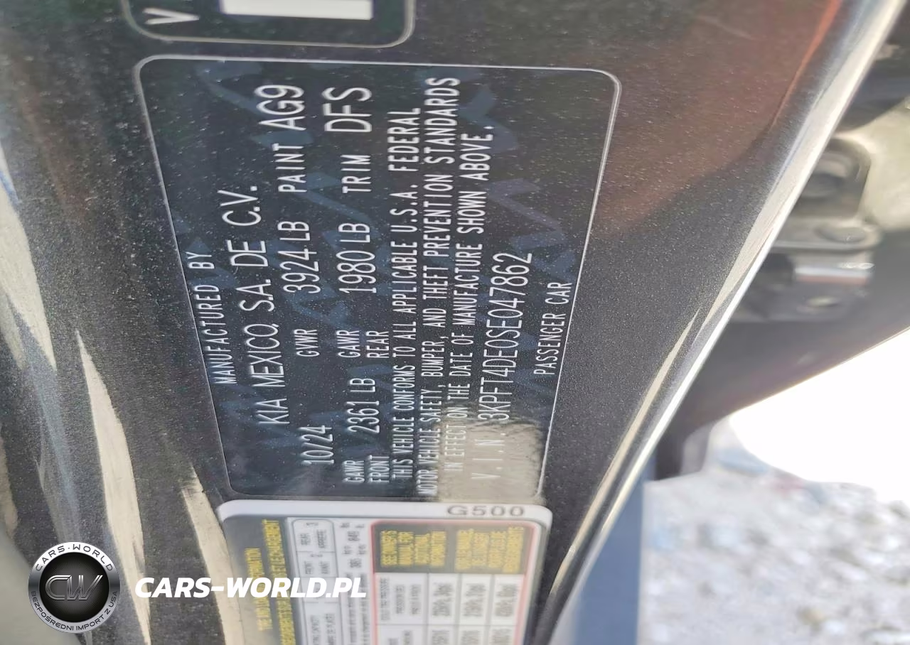 2025 Kia K4 Lx VIN:3KPFT4DE0SE047862 - 12