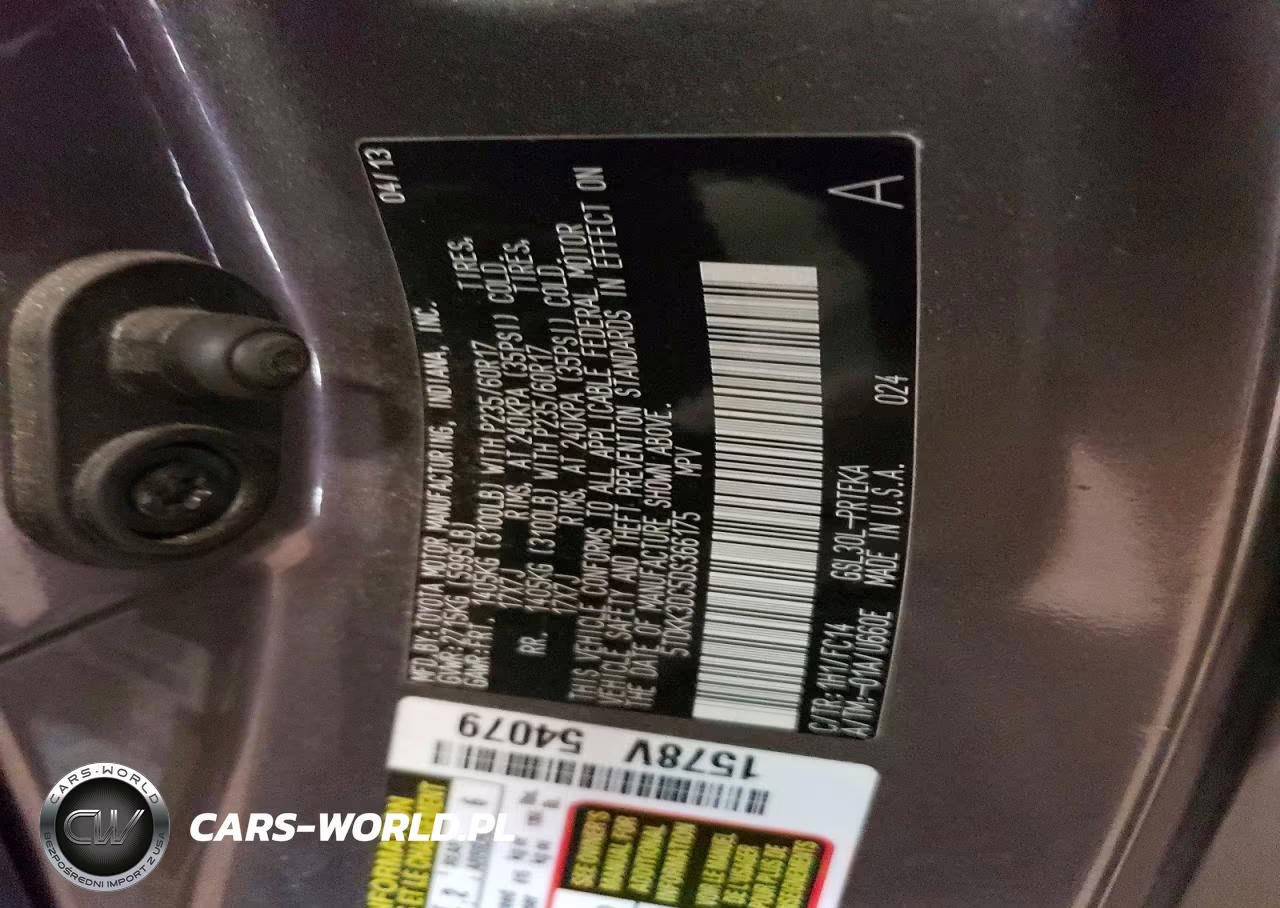 2013 Toyota Sienna Le VIN:5TDKK3DC5DS366175 - 14