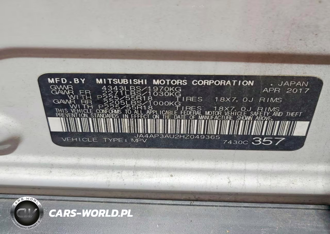 2017 Mitsubishi Outlander Sport Es VIN:JA4AP3AU2HZ049365 - 13