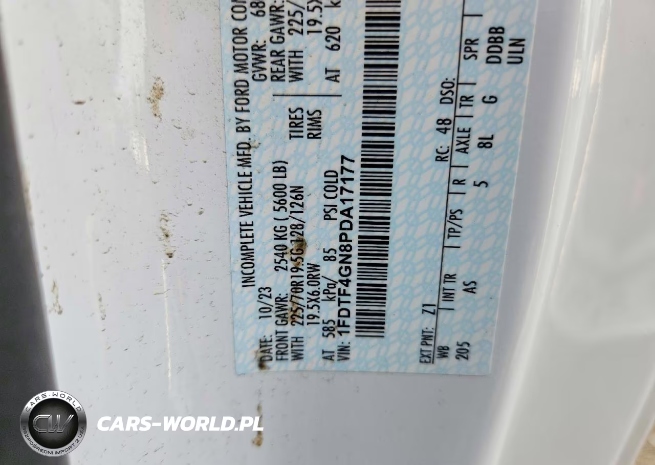 2023 Ford F450 Super Duty Box Truck VIN:1FDTF4GN8PDA17177 - 13