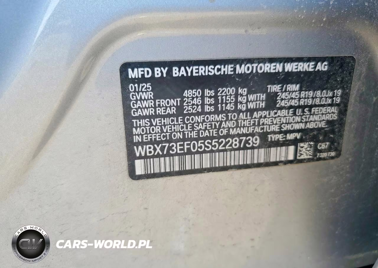 2025 BMW X1 xDrive28I VIN:WBX73EF05S5228739 - 14