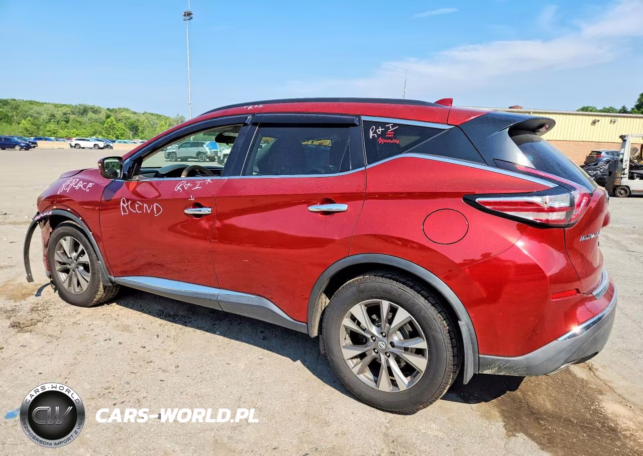 2017 Nissan Murano Sv VIN:5N1AZ2MH0HN138850 - 2