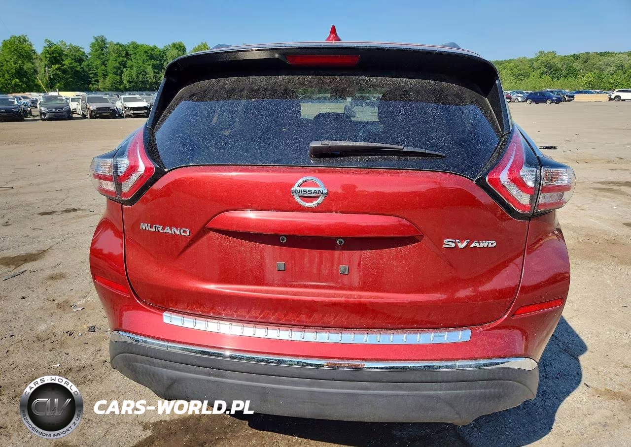 2017 Nissan Murano Sv VIN:5N1AZ2MH0HN138850 - 6
