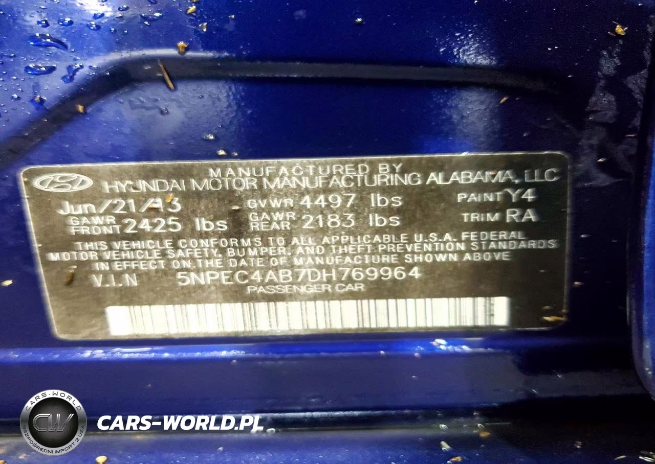 2013 Hyundai Sonata Se 2.0T VIN:5NPEC4AB7DH769964 - 12