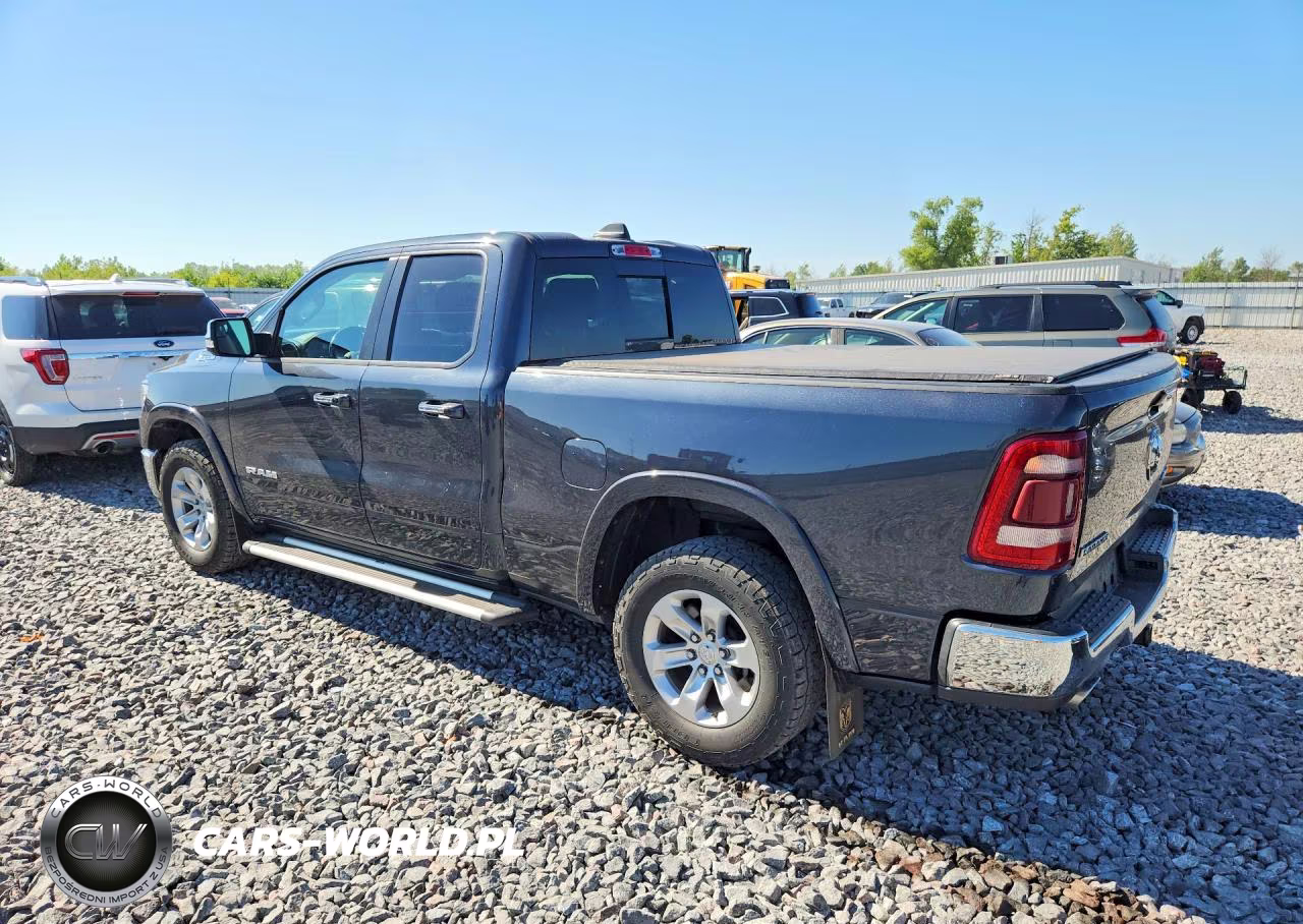 2019 Ram 1500 Laramie VIN:1C6SRFDT7KN865826 - 2
