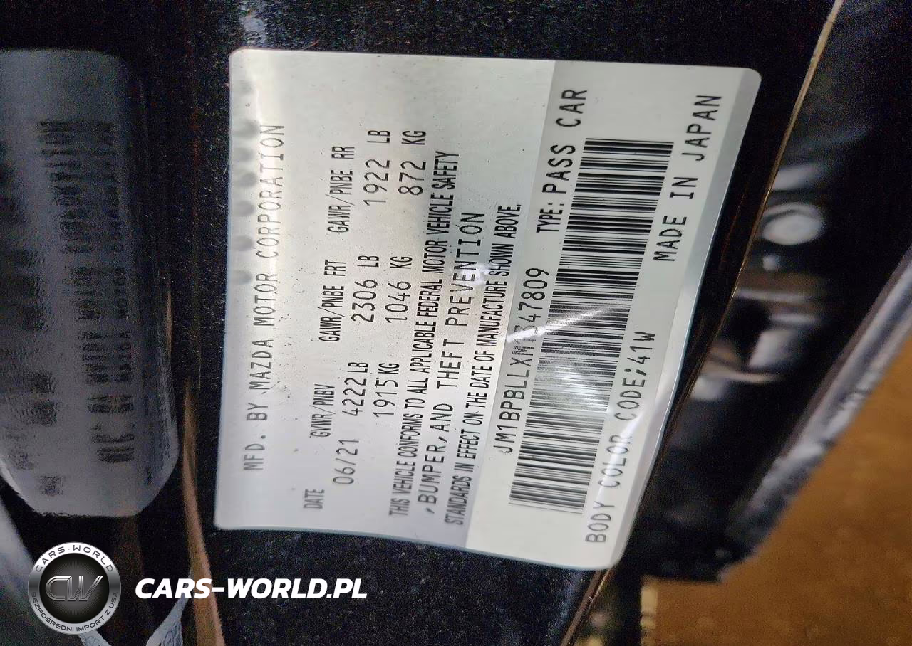 2021 Mazda 3 Preferred VIN:JM1BPBLLXM1347809 - 12