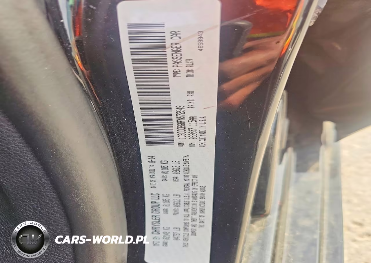 2015 Chrysler 200 VIN:1C3CCCBG8FN572949 - 12