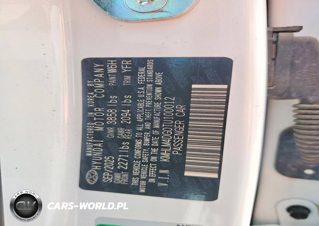 2026 Hyundai Elantra Sel Sport VIN:KMHLM4DG0TU100012 - 12
