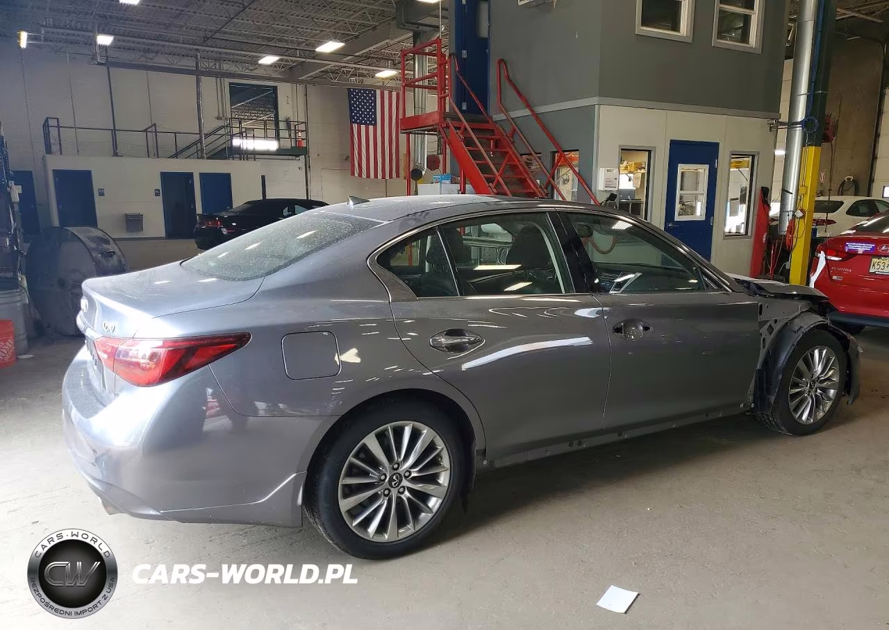 2019 Infiniti Q50 3.0T Luxe VIN:JN1EV7AR1KM593623 - 3