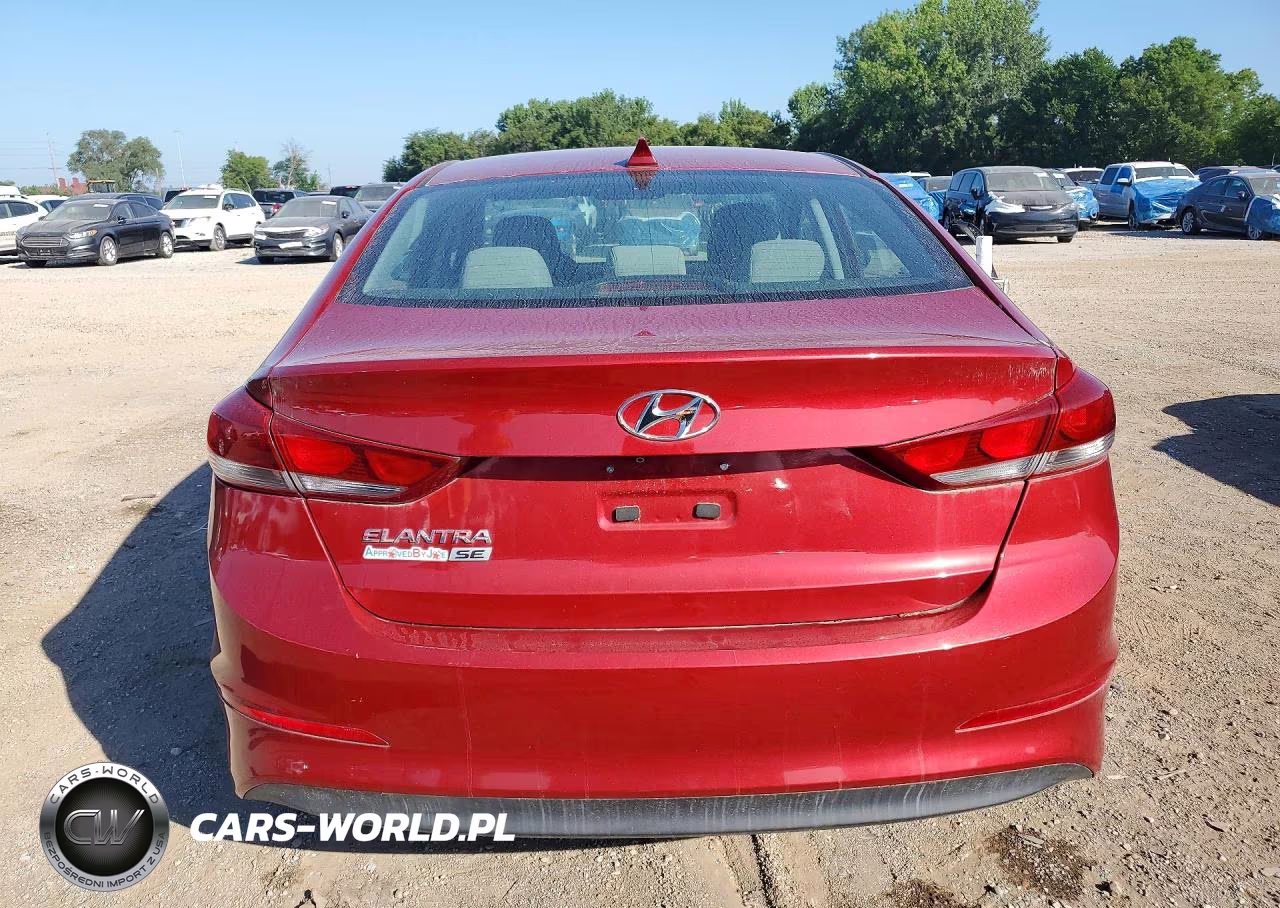 2017 Hyundai Elantra Se VIN:KMHD84LF4HU224194 - 6