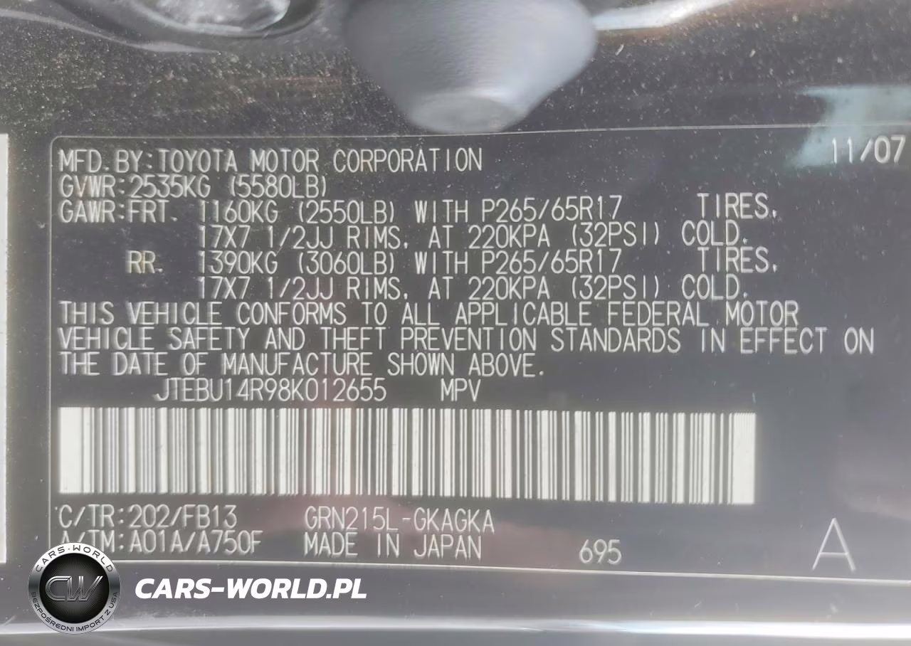 2008 Toyota 4Runner Sport Edition VIN:JTEBU14R98K012655 - 14