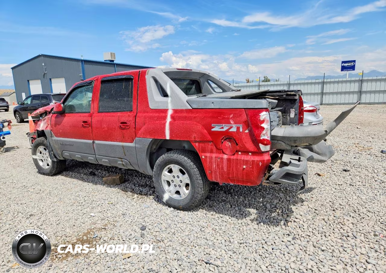 2002 Chevrolet Avalanche K1500 VIN:3GNEK13TX2G157181 - 2