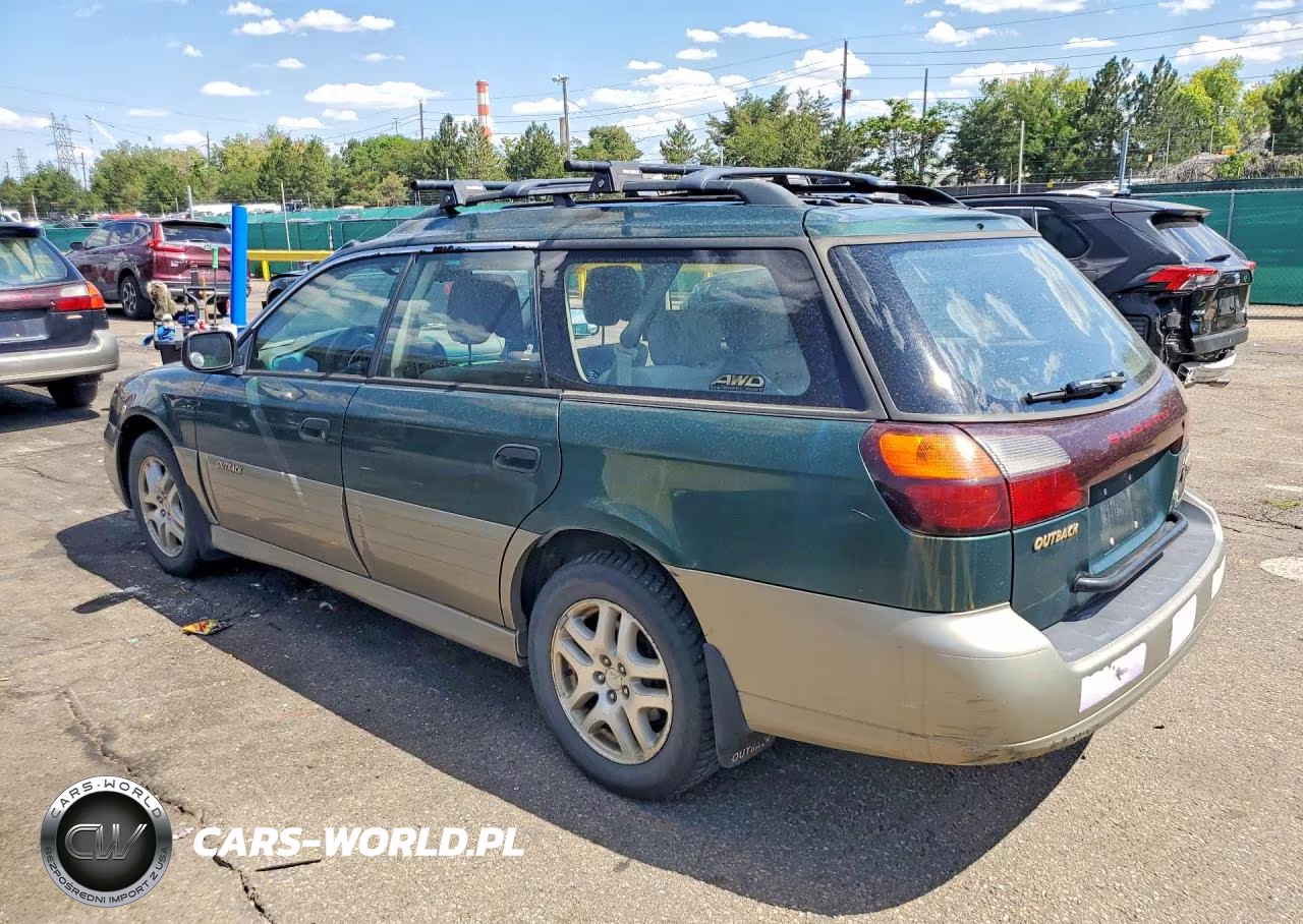 2001 Subaru Legacy Outback Awp VIN:4S3BH675517649064 - 2