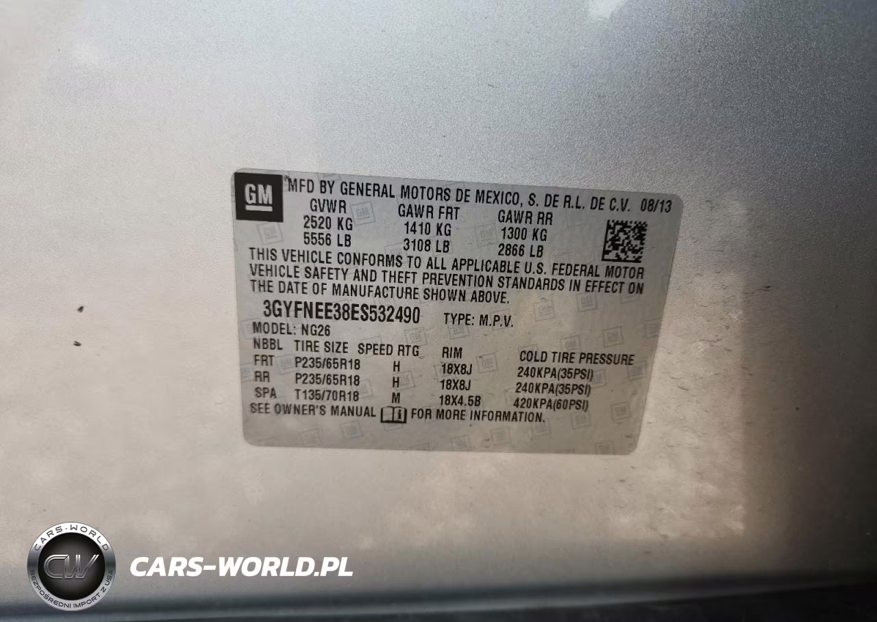 2014 Cadillac Srx Luxury Collection VIN:3GYFNEE38ES532490 - 13