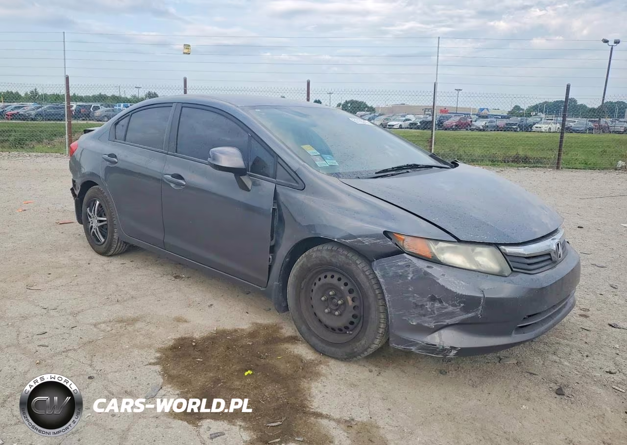 2012 Honda Civic Lx VIN:19XFB2F51CE109355 - 4